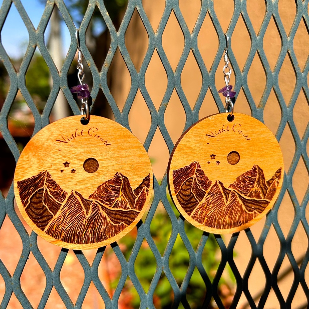 “Night court” ACOTAR inspired earrings